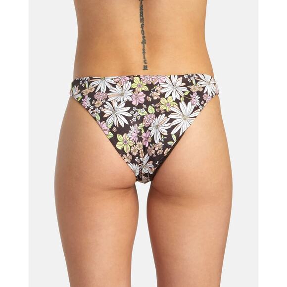 NWT RVCA Lemonade Medium Brown Bikini Bottoms Women’s Size M/10 - Picture 2 of 5